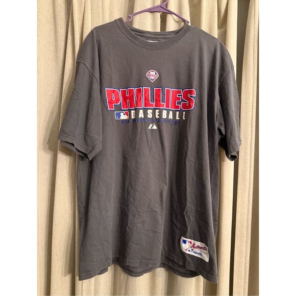 Phillies grey baseball team size extra large - Picture 1 of 5